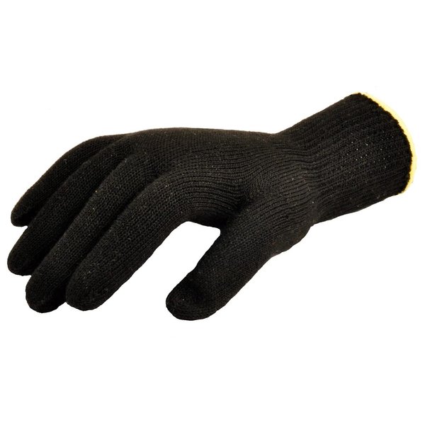 G & F 1916 Heat Resistant Beauty Gloves for Curling and Flat Iron, Black, Sold by 1 Piece