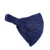 DINPREY Rhinestone Bandeau Headbands Cloth Stretchy Sport Headbands Wide Bandana Hairwraps Workout Dots Head bands Womens Yoga Rhinestone Head Wraps Solid Diamond Twisted Headband Head Wrap Makeup
