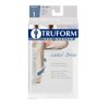 Truform Compression Socks, 10-20 mmHg, Ladies Gym Socks, Knee High Over Calf Length, Navy, Small