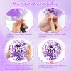 65th Purple Birthday Balloons Decorations, 16PCS Purple White Happy 65th Birthday Confetti Latex Balloons for Women Men 65th Birthday Party Wedding Anniversary Indoor Outdoor Party Supplies,12 Inch