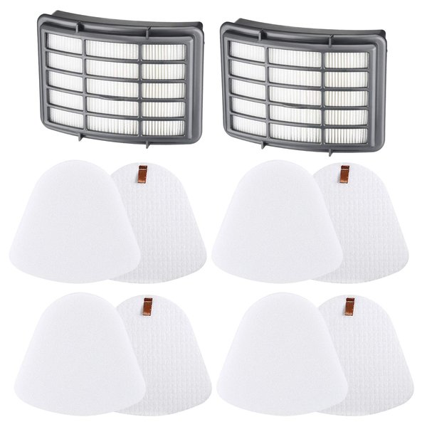 4+2 Pack Filters for Shark Vacuum Navigator Lift Away Filter Replacement ZU503AMZ, NV350, NV351, NV352, NV355, NV356E, NV360, NV370, NV391, UV440, UV490, UV500, UV540, UV550, CU500, XFF350 XHF350