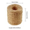 Creatrill 218 Yards Raffia Paper Craft Ribbon Packing Paper Twine, 1/4 Inch by 218 Yards (Kraft)