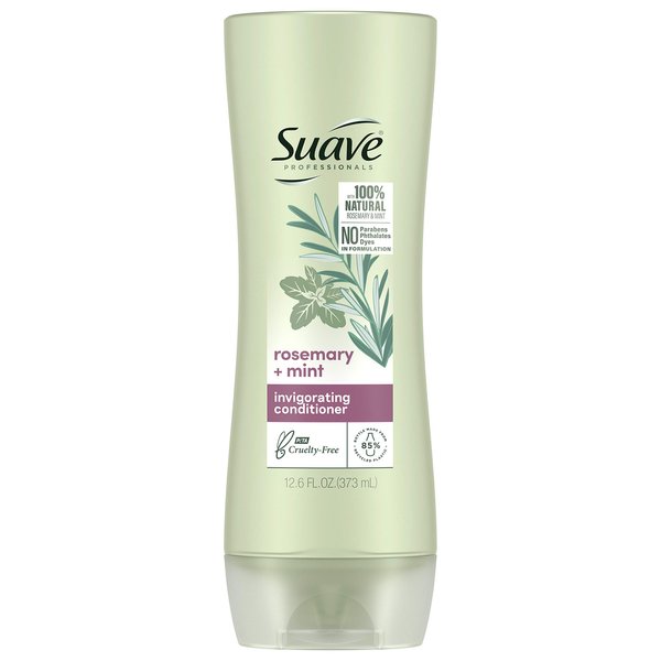 Suave Professionals Conditioner, Rosemary Mint for All Hair Types, 12.6 Fluid Ounce