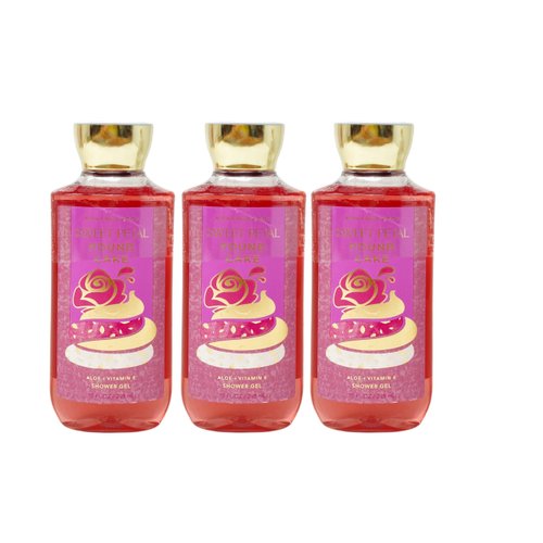Generic Bath and Body Work Sweet Petal Pound Cake - Pack of Three - Shower Gel