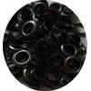 Innetoc Solid Brass Grommets Eyelets 100 Pack (3/8"(10x16.5), Gun Black)