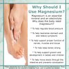 ŐSIMAGNESIUM Foot Cream- 3.38oz for dry, cracked heels and foot cramps