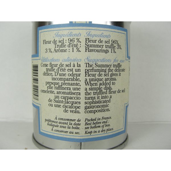 Terre Exotique Fleur De Sel with Italian White Truffles 2.2 Oz Ifaty Madagascar