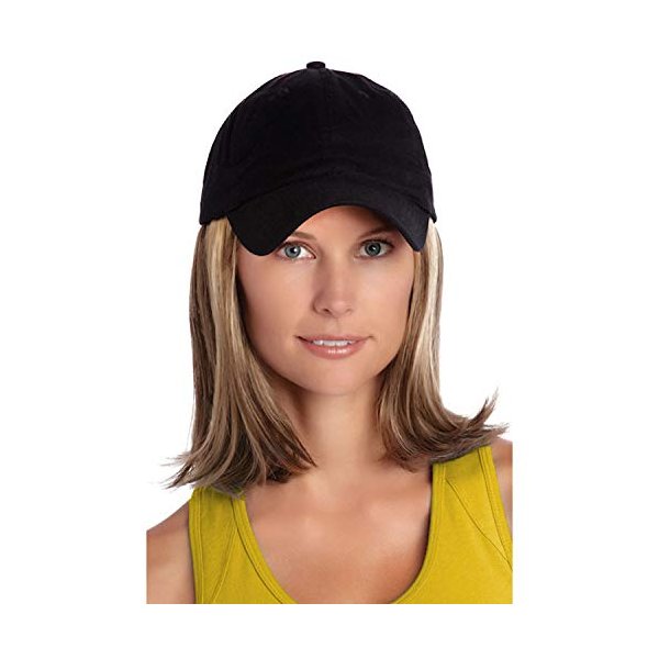 Henry Margu (Classic Hat Black - Synthetic Baseball Cap Wig in 12H