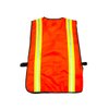 G & F 41113 Industrial Safety Vest with Reflective Stripes, Neon Orange