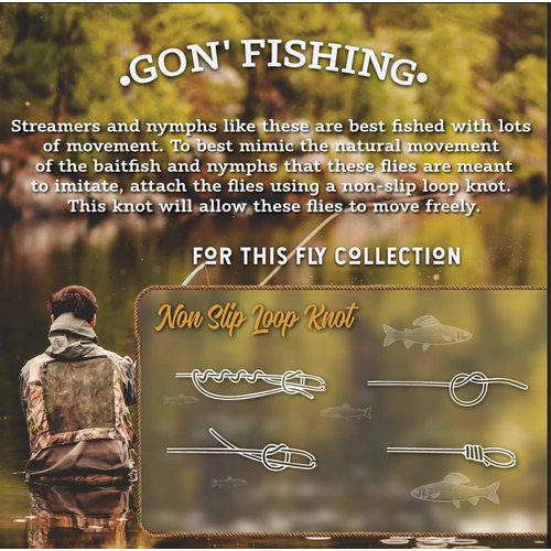 Discount Flies Bonefish Fly Fishing Flies – DIY Fishing Kit w/15 Saltwater Flies & Fly Box – Realistic & Effective Fly Fishing Gear – Flies for Fly Fishing on Strong Sharp Hooks – Fishing Accessories