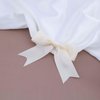 Aneneiceera Vintage Silk Bow Hair Clip Small Bow Hair Barrette Clip Tiny Tulle Hair Bow Clip French Bowknot Tail Clips Cute Bowknot Hair Accessories for Women and Girls Gifts (Beige)