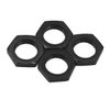 Share Goo Aluminum Wheel Hubs 17mm Hex Nuts Threadlock Compatible with Traxxas E-Revo E-Maxx Revo 3.3 Slayer Pro 4x4 Summit XO-1 1/10 Off-Road Climbing Car (Black)