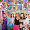ELZEM Shimmer and Shine Party Decorations,Girl Birthday Party Supplies Includes Banner- Cake Topper - 12 Cupcake Toppers - 18 Balloons, Blue