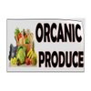 Decal Stickers Multiple Sizes Organic Produce Industrial Vinyl Safety Sign Label Restaurant & Food 10x7Inches