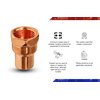 Supply Giant DDGA0100 Female Adapter Fitting with C X F Connections, 1, Copper