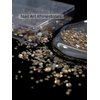 AMLAVIFISH Rhinestones for Nails, 6080Pcs Gold Nail Art Rhinestones Kit, Gold Gems for Nails, Crystals Diamonds for Nail Art Design, Mix Sizes Nail Gems(Picking Pen and Tweezers Included)
