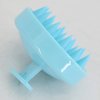 BTWTRY Light Green Hair Shampoo Brush Scalp Care Hair Brush with Soft Silicone Care Scalp Massager for The Scalp Exfoliate and Promote Hair Growth (Light Green)
