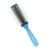 VESS Blow and Styling Hair Brush, Wide 9 Row Round Type- Light weight -Made in Japan-C-150 (Flash Blue)
