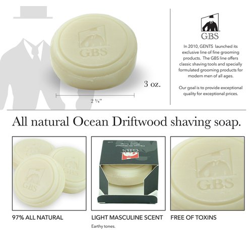 G.B.S Natural Shaving Soap kit- Black Shaver Mug Beard Care, All-Natural Shaving Soaps Healthy Beard for Men’s Grooming Mug Fits up to 4 oz Sandalwood, Cedar Pine Shaving Soap 85g Each Soap