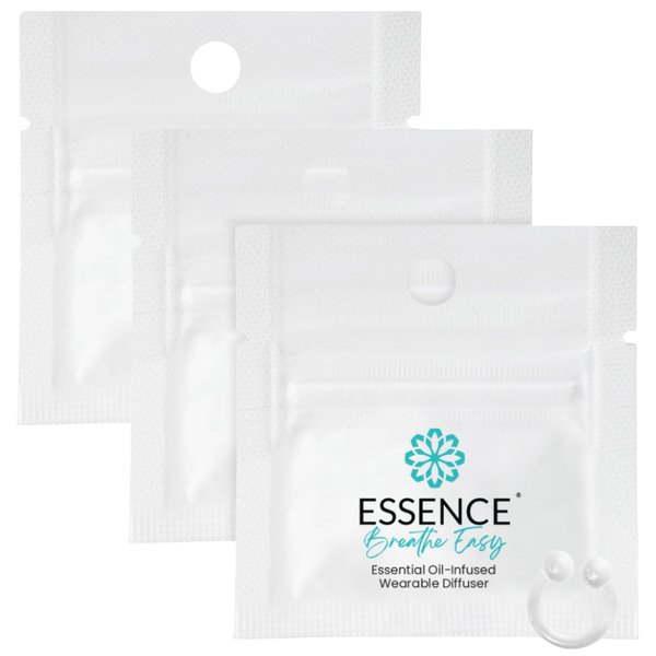 Essence Wearable Aromatherapy Nasal Diffuser – Breathe Easy Essential Oil Nose Ring – Personal Scent Clip for Travel, Work & Everyday Use – Made in USA (3 Pack)