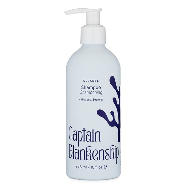 Captain Blankenship Cleanse Shampoo, Fresh Citrus Scent, Sulfate Free, Organic, Vegan, 10 Fl Oz