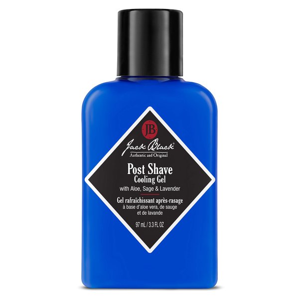 Jack Black Post Shave Cooling Gel, 3.3 Fl. Oz – Clear After Shave Gel for Men, Men’s Aftershave Gel, Natural Ingredient Razor Burn & Skincare