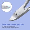 TEAORB Podiatrist Ingrown Toenail Clippers, Toe Nail Clippers for Thick Nail & Ingrown Toenails, Professional Stainless Steel Toenails Trimmer, Sharp Curved Blade, Pedicure Tool for Adults & Seniors