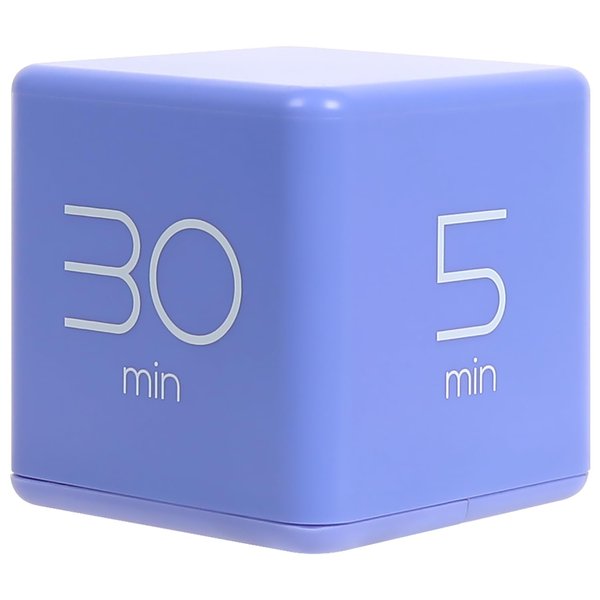 mooas Cube Timer, Time Management, Kitchen Timer, Kids Timer, Workout Timer, Timer for Studying, Cooking (Violet)
