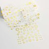 30 Sheets Gold Nail Art Stickers 3D Self-Adhesive Gold Star Nail Decals Gold Heart Nail Stickers Aurora Line Moon Nail Art Stickers for Nail Design Decoration Accessories for Women and Girls