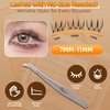 BIGOLY Glue-Free False Eyelashes Glue-Free Self-Adhesive False Eyelashes a Must-Have For Lazy People DIY Jelly Gel False Eyelashes Set Lash Extension Kit (Cactus)