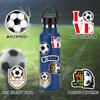 100 Pcs Soccer Stickers for Kids and Adults, Vinyl Waterproof Stickers for Water Bottle Luggage Scrapbook Laptop Stickers, Soccer Party Favors, Soccer Gifts