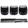 Gxcdizx 2024 Upgraded Replacement 3 Piece Set (3mm 5mm 7mm) Beard Stubble Blade Guards with Beard Comb for P-hilips Norelco Multigroom Trimmer