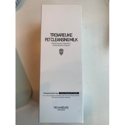 TROIAREUKE PIT Cleansing Milk I Deep Cleansing Daily Facial Cleanser for All Skin Types, Dry, Hydrating Face Mask with Antioxidants, Vitamins, Moisturize Korean Aesthetic Skin Care 10.14 fl oz