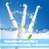 Toothbrush Heads, Electric Toothbrush Replacement Toothbrush Heads Compatible with Oral B Braun 7000/Pro 1000/9600/ 5000/3000/8000 (4 Pack)