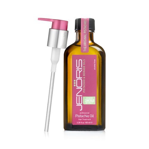 Jenoris Pistachio Oil Hair Treatment Best hair-care Products for Women And Men. Add a Touch Of Luxury To Your Hair-care Routine To Maintain Your Shine And Glow Even On The Go. (3.38 fl.oz)