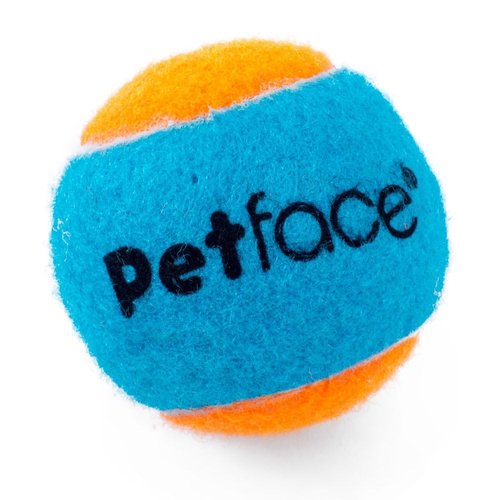 Petface Squeaky Tennis Balls for Dogs, All Breed Sizes (Pack of 3)