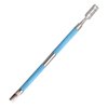 Cuticle Pusher Dual Sided - Sharp Edge Spoon Shaped Double Ended Cuticle Pusher Remover Cleaner Surgical Medical Grade Stainless Steel Manicure Pedicure Nail Art Care Tool Set (Blue) By Krisp Beauty