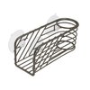 Spectrum Diversified Wright Sink, Geometric Soap & Sponge Kitchen Sink & Shower Modern Kitchen & Bathroom Organizer, Sponge Holder with Suction Cups, 1 EA