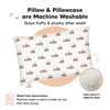 Toddler Pillow with Pillowcase - 13x18 My Little Dreamy Pillow, Organic Cotton Toddler Pillows for Sleeping, Kids Pillow, Travel Pillows, Mini Pillow, Nursery Pillow, Toddler Bed Pillow (Tractor)