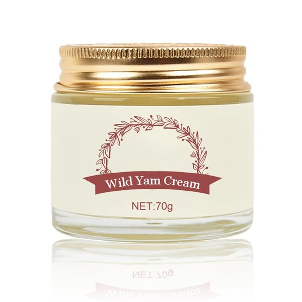 YIIORAUP Wild Yam Cream, Wild Yam Cream Organic, Wild Yam Moisturizing Cream, Yam Cream for Pms & Menopause Relief for All Skin - 4.2 Ounce.