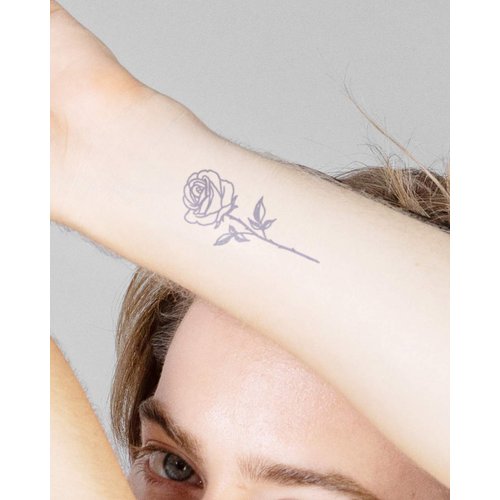 Inkbox Temporary Tattoos, Semi-Permanent Tattoo, One Premium Easy Long Lasting, Water-Resistant Temp Tattoo with For Now Ink - Lasts 1-2 Weeks, Maybe Just One, 3x3in