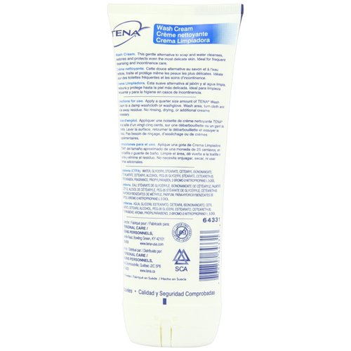 TENA Wash Cream, 8.5 Fl Oz (Pack of 2)