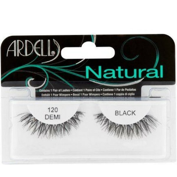 Ardell Natural Lashes for Women, 120 Demi Black
