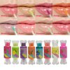 Mebtmel Cute Lip Gloss for Kids, 8PCS Glitter Girls Lip Gloss Set with Shape of Candy, Assorted Flavors Hydrating Lip Balm Party Favor Make-up for Girls and Teens Ages 8-12
