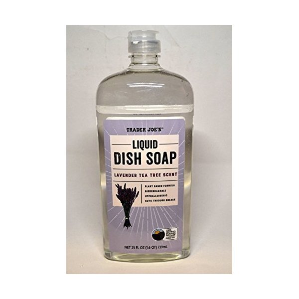 Trader Joe's - LIQUID DISH SOAP LAVENDER TEA TREE SCENT - 25 FL OZ