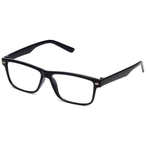 Calabria 4929 Designer Vintage Reading Glasses +3.25 Black Men Women Single Power Readers Trendy Stylish Sleek Eyeglass