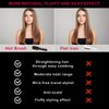Cordless Hair Straightener Brush - Travel-Sized Electric Hot Iron Comb for Women Hair Straightening with 45Mins Long Working Battery - Fast Heating, Multi-Temp, Anti-Frizz, Anti-Scald