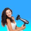 YingEnter Black Orchid Hair Diffuser, Hair Dryer for BlowDryers with 1.8-1.8 inch Diameter Nozzle, suitable for Curlyand Wavy Hair-Softness and Control Blow-out hair is softerfluffier