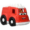 Mega BLOKS Fisher-Price Toddler Building Blocks, Freddy Fire Truck with 6 Pieces and Storage, 1 Figure, Red, Toy Car Gift Ideas for Kids