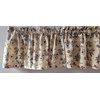 Muted Floral Natural Valance Curtain, Oatmeal Valance Curtain, Farmhouse Valance, Kitchen Valance, Country Valance, Rustic Valance (42 Inches Wide x 14.75 Inches Long)